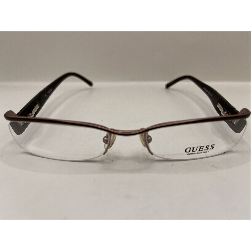 Guess Eyeglasses GU1433 BRN Designer Demo Lens Brown 52-17-130